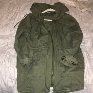 Kenneth Cole army green jacket